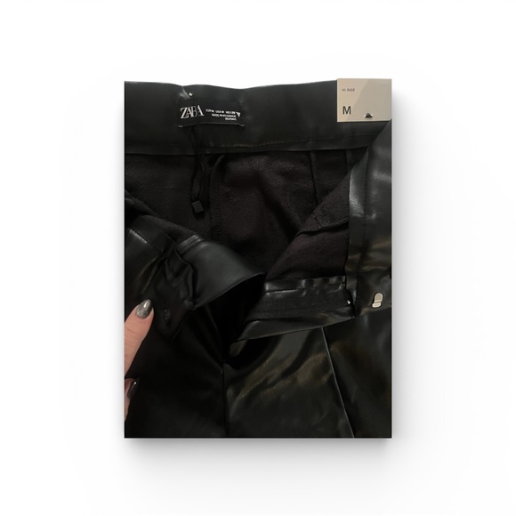 Zara Pants - Zara New w/ Tag Pleather Pants